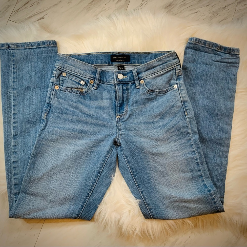 Banana Republic Girlfriend Straight Jeans Size 25/0